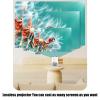 Compact ABS Projector Offering 240 Degree Positioning and Instantly Screen Correction Technology Corded Screen Mirroring Projector for Phone/PC view 4