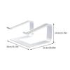 BESPORTBLE Aluminum Alloy Laptop Stand Desktop Holder with Detachable Cooling Rack Adjustable Height Computer Support for Office and Home Use Silver view 2