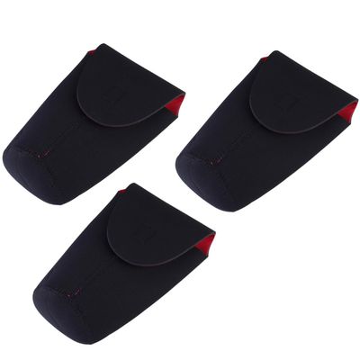 VANZACK 3Pcs Waterproof Camera Lens Bags with Shockproof Neoprene Lens Holder Protective Case for DSLR Photography Outdoor Use