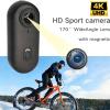 POV Camera, POV Camera 4k Waterproof 256GB, 30M Waterproof Case, 170 Ultra Wide Angle Thumb Pocket Action Cam, for Diving, Cycling and Outdoors Activities (White-4K,Standard) view 2