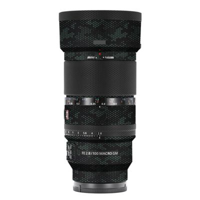 100 2.8 Camera Macro Lens Skin Vinyl Wrap Body Film Sticker for Sony FE 100mm F2.8 Macro GM OSS Protector Decals Accessories FE 2.8/100 (Mamba Green, for Sony FE 100mm F2.8 Macro GM OSS)