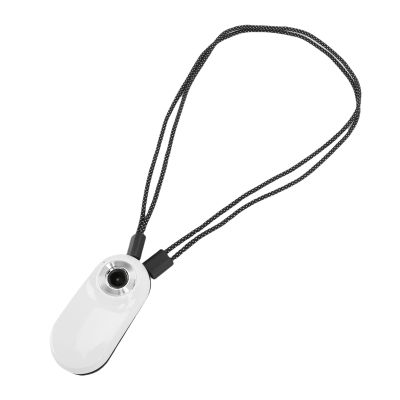 Small Sports Camera 1080P 0.96 Inch Screen 64GB Memory Card Wearable Camera with Back Clip Bike Clip Magnetic Hanging Rope (White)