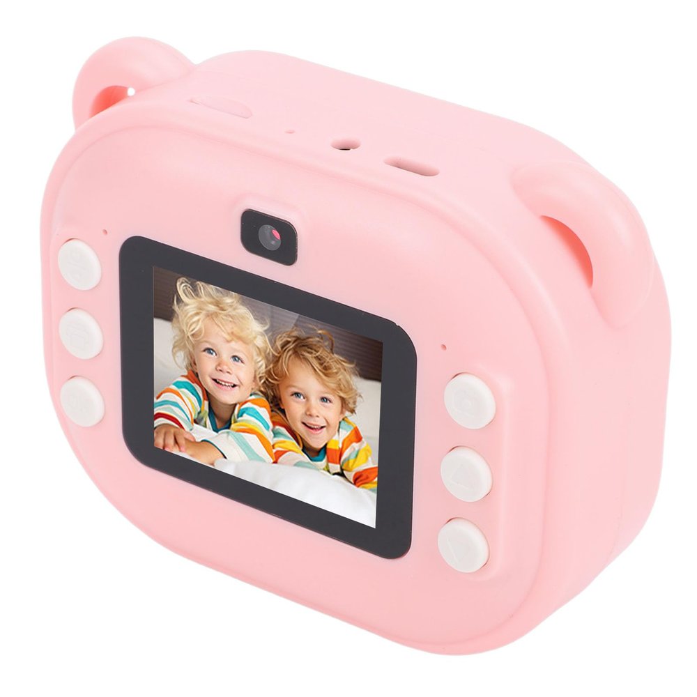 TYTOGE Instant Print Camera 48MP Digital Camera with Print Paper 2.0 Inch Screen 16X Zoom Thermal Printing for Boys Girls (Pink)