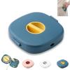 2 in 1 Cable Winder with Phone Stand, Durable Cable Organizer and Charging Stand for Earphones, Durablity Abs Cables Organizer and Charging Stands, for Home Office Classroom Travel (Blue) view 1