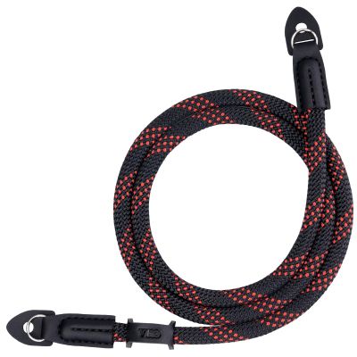 VKO Vintage Camera Neck Strap,Nylon Rope Camera Shoulder Straps for Photographers Film DSLR Black Red