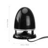 SEWACC Mini Multimedia Speaker with 3.5Mm Aux in and USB Plug-in, Compact Wired Loudspeaker for Laptop and Phone, Bullet-Shaped Bass Speaker with LED Light, Black Blue, Dc5V Power view 2