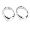 1pair Ring Left & Right Side Chrome Trim Bezel Ring Fog Lamp Fit for Infiniti G37 M56 M37 62256-1MS2A 62257-1MS2A Front Bumper Driving Fog Light Ring Bezels Covers Trim Molding view 1