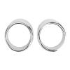 1pair Ring Left & Right Side Chrome Trim Bezel Ring Fog Lamp Fit for Infiniti G37 M56 M37 62256-1MS2A 62257-1MS2A Front Bumper Driving Fog Light Ring Bezels Covers Trim Molding view 3