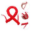 BESPORTBLE 2pcs Telephone Cords Coiled Phone Cord for Landline Phones Red Receiver Cables Compatible with Desk Sturdy Accessory for Home and Office Use view 2