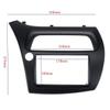 SHSMDM 2 Din Car Fascia Radio Stereo Radio Panel Dash Kit Mounting Trim Kit Face Frame Bezel with Wire Harne for Civic 2006-2011 Radio Dashboard Panel view 2