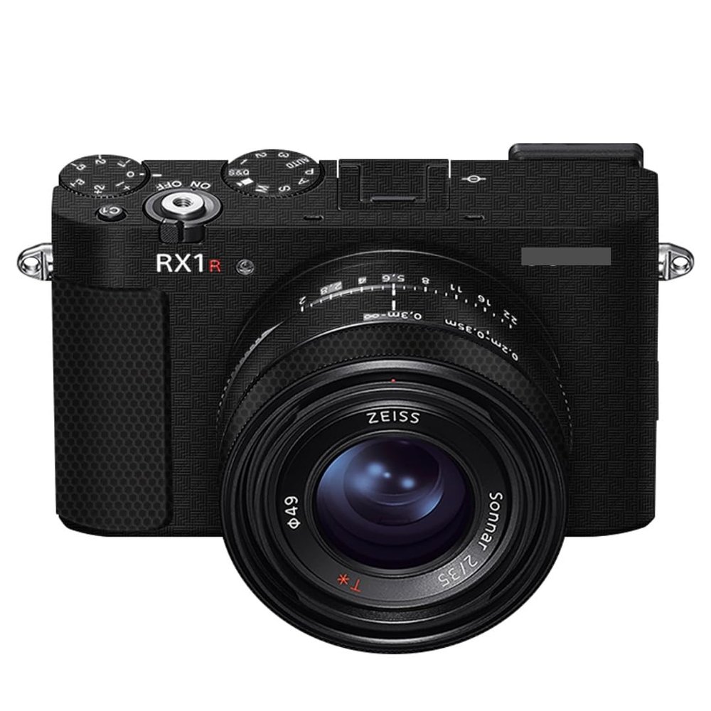RX1RIII Anti-Scratch Camera Decal Skin for Sony RX1R III RX1RM3 Vinyl Wrap Protective Film Sticker Coat RX1R3 RX1RIII DSC-RX1RM3 (Armor Fiber Black, for Sony RX1RIII RX1RM3)