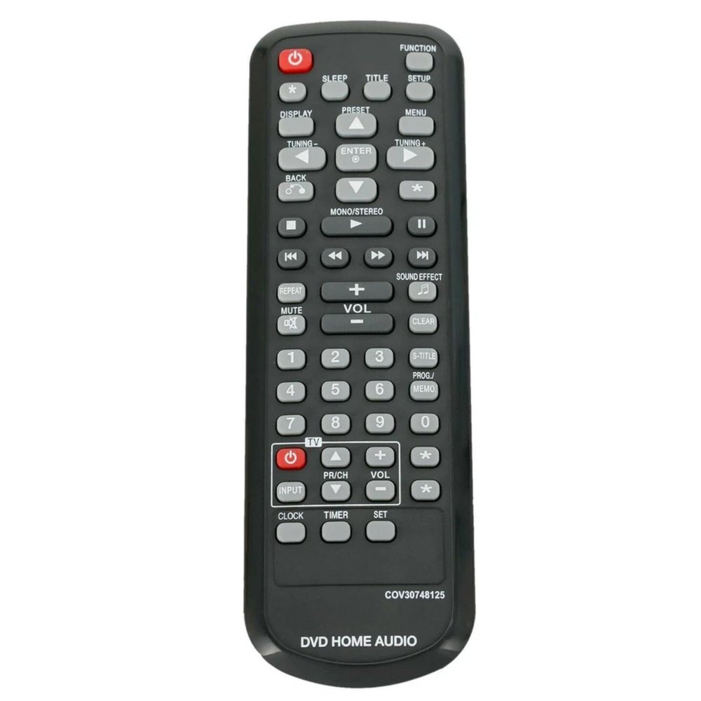 COV30748125 Replacement Remote Control for LG DVD Disc Player in Living Rooms or Rooms, No Programming or Pairing Needed, Replace Remote Compatible Model COV30748125