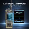 Radtel RT-950 PRO Ham Radio GPS/APRS, 10W Walkie Talkie Long Range Handheld Two Way Radio, SW/MW/LW RX, Bluetooth APP Programming, NOAA, Spectrum Analyzer,Sand Yellow(with Programming Cable) view 4