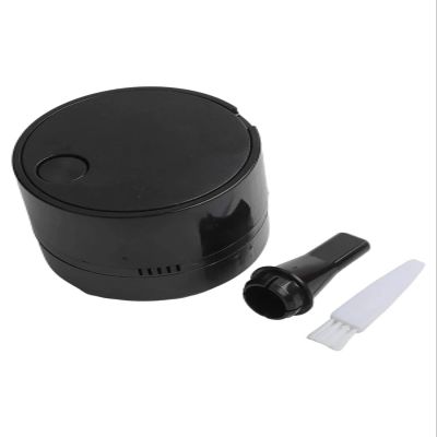 HFOIUAS for Desk Cleanliness Compact Vacuum Desktop Vacuum 9 * 7.8cm Versatile for Various Surfaces Easy to Store and Carry Splendid(Black)