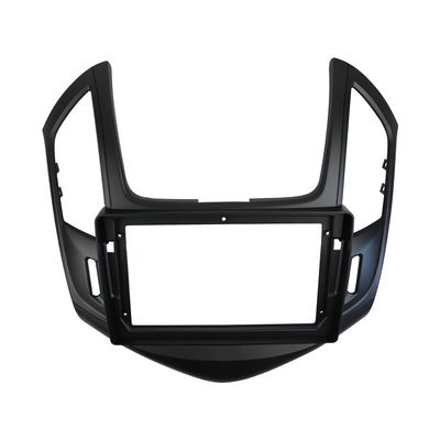 TRCDHGN 9 Inch Radio Fascia/Fit for Chevrolet Cruze 2013 Double Din Stereo Panel Dash Refitting Installation Trim kit GPS Frame Bezel(Matt Black)