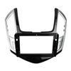 TRCDHGN 9 Inch Radio Fascia/Fit for Chevrolet Cruze 2013 Double Din Stereo Panel Dash Refitting Installation Trim kit GPS Frame Bezel(Matt Black) view 3