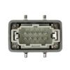 KKSVNVAMF Rectangular Heavy Duty Connector HDC-HE-10 Aviation Industry Waterproof Sand Proof Socket Electric Connector 500V 16A(Top Connection) view 4