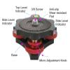 Camera Leveler, Tri-Wheel Leveling Base for Macro Photography with +/-5 Degree Precision Adjustment, Aluminum Tripod Leveler with 3 Axis Head, for DSLR Camera Photography Tripod Panoramic Head view 2