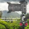 Camera Leveler, Tri-Wheel Leveling Base for Macro Photography with +/-5 Degree Precision Adjustment, Aluminum Tripod Leveler with 3 Axis Head, for DSLR Camera Photography Tripod Panoramic Head view 3