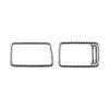 Carbon Fiber for Honda Civic 9th 2012-2015 Co-Pilot Dashboard Air Vent Outlet Trim Interior Accessories LHD view 1