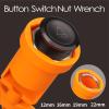 KKFAUS 12mm 16mm 19mm 22mm Push Button Switch Plastic Install Spanner Wrench nut Install Wrench(12mm Button Wrench) view 4