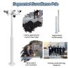 Outdoor Security Camera Pole - Assembled Surveillance Camera Post for Home, Factory & Backyard Monitoring (H-5m/16.4ft, 3 Parts) - Durable & Adjustable view 3