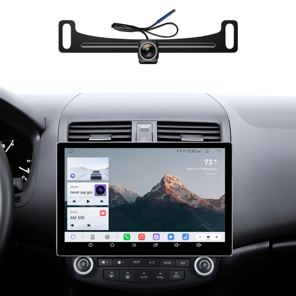 11.5''Car Radio for Honda Accord 7th Stereo 2003-2007 with Wireless CarPlay & Android Auto/Android 13 /5G WiFi/TouchScreen/FM/AM/4GB RAM + 64GB ROM