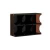 FURUIM2024M CD Record Storage Rack Six Compartment CD Record Storage Rack Acrylic Cassette Tape Collection Shelving view 1