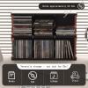 FURUIM2024M CD Record Storage Rack Six Compartment CD Record Storage Rack Acrylic Cassette Tape Collection Shelving view 3