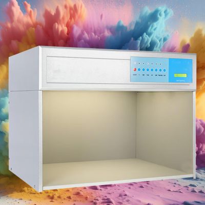 SEDAMORALLY Color Calibration Chart, Color Assessment Box,Color Matching Cabinet,Standard Color Matching Cabinet Customizable Color Assessment Box sixlightsources