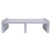 BESPORTBLE Monitor Elevated Stand and Screen Storage Rack for Desktop Organization, Computer Shelf with Phone Holder, Gray Laptop Riser Suitable for Home Office and Workspace view 1