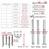 Highway Surveillance Camera Stand Pole, 18ft Weatherproof Security Camera Post with Lightning Rod, Durable Outdoor Monitoring Solution for Driveways and Highways view 2