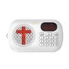 KJV Audio Bible Player Portable Electronic Bible Device, Offline Rechargeable Scripture Player with Simple Buttons for Seniors & Home Use, White view 1