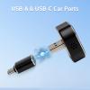 4-in-1 Wireless AdapterConverts Wired CarPlay & Android Auto to Wireless, with Full iOS & Android Screen Mirroring, Universal Plug and Play USB Dongle for All Smartphones view 2
