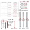 Weatherproof Surveillance Camera Stand Pole with Lightning Rod - Outdoor Security Camera Post for Highway & Driveway Monitoring view 2