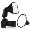 2 Pack Flash Diffuser Light Softbox - 8" Octagon and 8"x6" Rectangle Flash Softbox Universal with Storage Pouch Compatible - Speedlight Softbox-Diffuser Kit view 1