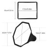 2 Pack Flash Diffuser Light Softbox - 8" Octagon and 8"x6" Rectangle Flash Softbox Universal with Storage Pouch Compatible - Speedlight Softbox-Diffuser Kit view 2