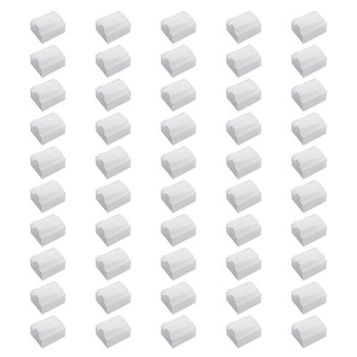 ZYAMY 50PCS RJ45 Connector Dust Covers Plug Protectors for Printer Ethernet Cable Ports Network Cat5e Cat6 Cat7 Plastic Sleeves Universal Indoor Outdoor Connectors