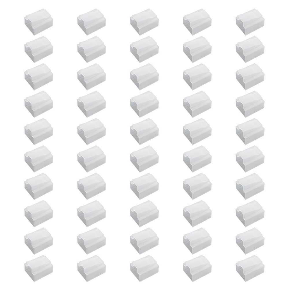 ZYAMY 50PCS RJ45 Connector Dust Covers Plug Protectors for Printer Ethernet Cable Ports Network Cat5e Cat6 Cat7 Plastic Sleeves Universal Indoor Outdoor Connectors