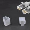 ZYAMY 50PCS RJ45 Connector Dust Covers Plug Protectors for Printer Ethernet Cable Ports Network Cat5e Cat6 Cat7 Plastic Sleeves Universal Indoor Outdoor Connectors view 4