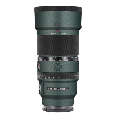 100 2.8 Camera Macro Lens Skin Vinyl Wrap Body Film Sticker for Sony FE 100mm F2.8 Macro GM OSS Protector Decals Accessories FE 2.8/100 (Turquoise Green, for Sony FE 100mm F2.8 Macro GM OSS)
