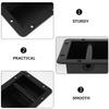 MUELODSIC 4Pcs Plastic Speaker Side Handles Replacement for Amplifier and Outdoor Speaker Carrying, Sturdy Plastic Case Box Handles for Audio Equipment Accessories view 2
