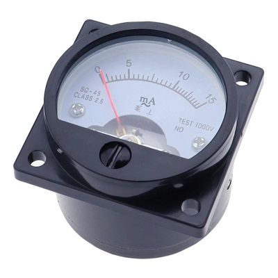 KKFAUS SO-45 AC mA Ammeter Pointer Analog Circular Marine Plastic Instrument Measuring Current Tools Factory Wholesale Genuine(1MA)