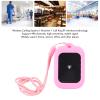PUSOKEI Wireless Calling System, Wireless Calling System 1 Receiver 1 Call Key, 998 Channels Anti Interference, with Learning Codes, for Home School Office (Pink) view 3