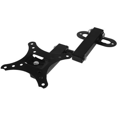 BESPORTBLE Adjustable Monitor Wall Mount TV Wall Bracket for 14-27 Inch Screens No-Drill Installation Compatible Home and Office Setup
