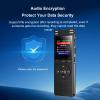 LICAEVEY Digital Voice Recorder, Smart Voice Activated Voice Recorder with 1536Kbps Lossless Sound Quality, Recording Encryption for Secure Lecture and Meeting Recording (64G) view 2