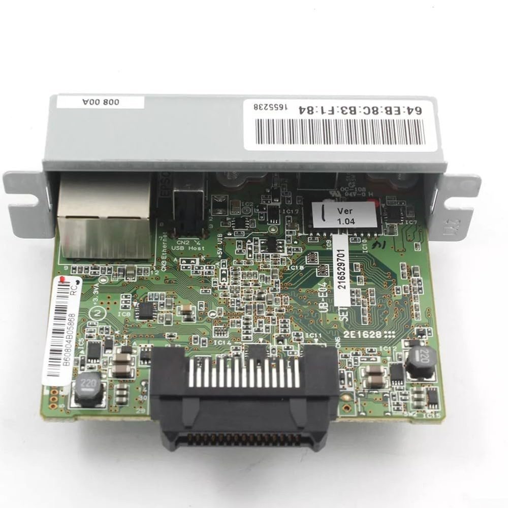 Ethernet Interface Module for TM-T88VI/T88V/T70II/U220/H6000 Printers, Print Server C32C881008