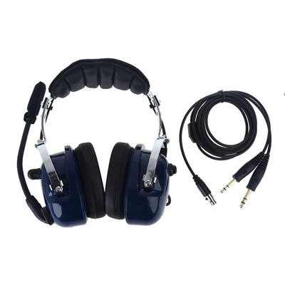 Air RA200 Aviation Headset with Plugs Stereo Mono Switch MP3 Music Input Includes Headset Bag Gel Ear Seal with Plugs