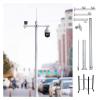 Highway Surveillance Camera Pole with Lightning Rod - 8.2ft Weatherproof Security Camera Stand for Driveway Outdoor Monitoring view 1