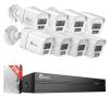 CAMSTRO 4K PoE Security Camera System, 8 Pcs Metal Casing Wired Cameras with 4K 8CH NVR & 2TB HDD, Smart Human/Vehicle/Pet/Parcel Detection, 100ft Night Vision, H.265+ 24/7 Recording for Home view 1